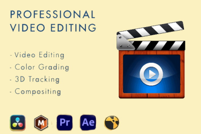 Профессиональный видеомонтаж и обработка видеороликов