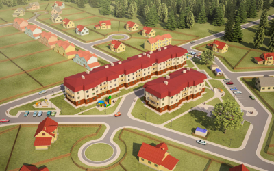 План коттеджного поселка